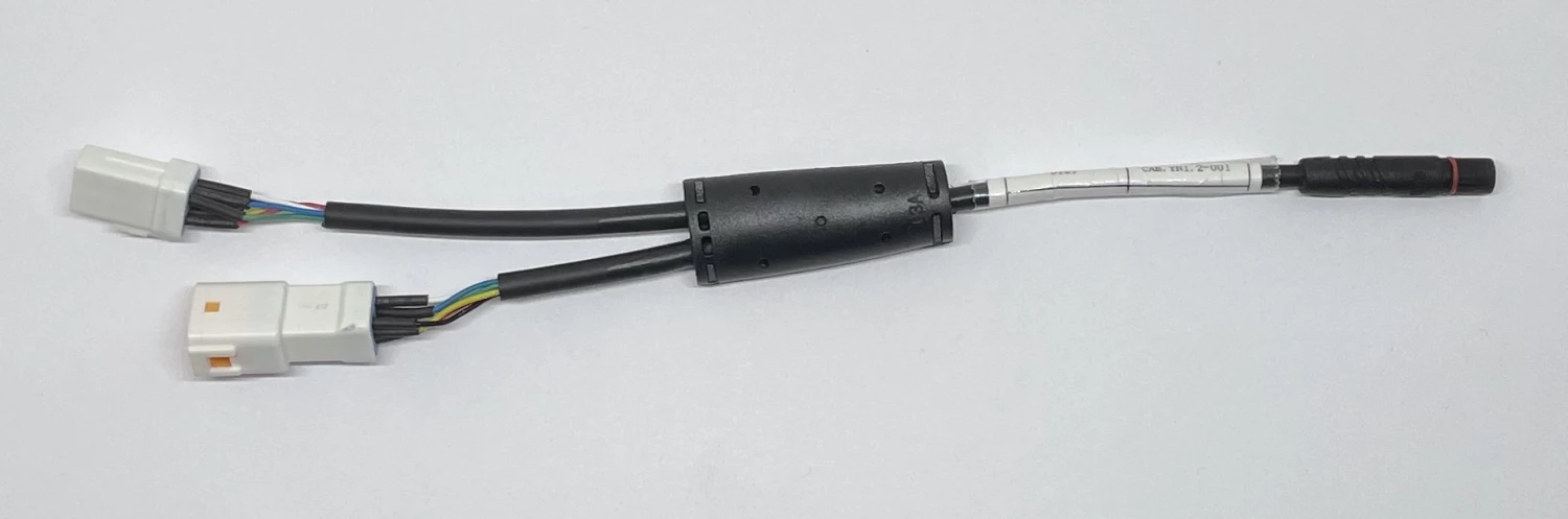 Biketec Y-Kabel Für Nodes FIT 2.0 YN1.2 Mit Higo-Stecker 50-75-50mm 2 Biketec Y-Kabel Für Nodes FIT 2.0 YN1.2 Mit Higo-Stecker 50-75-50mm – Bild 2