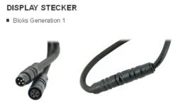 Brose Displaykabel Ab 2019 (mit Externer Wake-Leitung) Bloks Gen.1 M. Connect-C Anschl. Länge:1390mm -Angebote E-Bike Store Display Stecker Bloks Generation 1 1