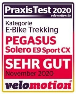 Pegasus Solero-E9 Sport CX 2021 -Angebote E-Bike Store Pegasus Solero E9 Sport CX 2021 Test Velomotion